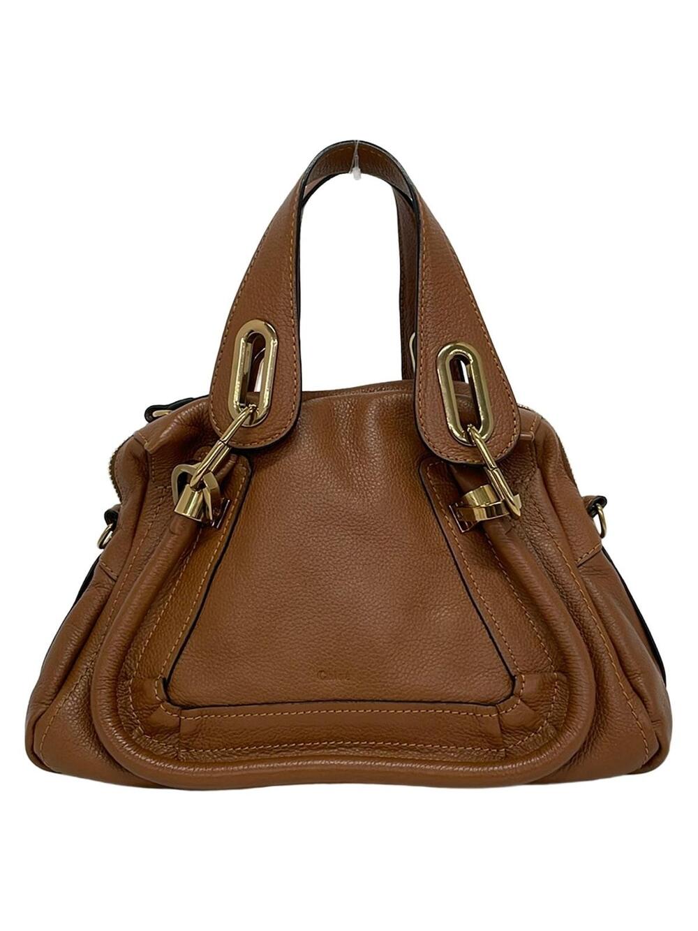 Chloe Paraty Brown Leather Handbag #323999C54B